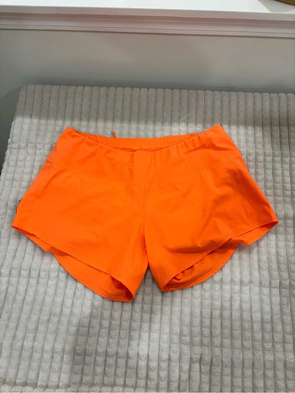 Women’s Active Running Shorts - Bright Orange
